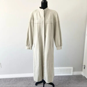 Vintage Brodkin Ultrasuede Embroidered Overcoat Union Tag